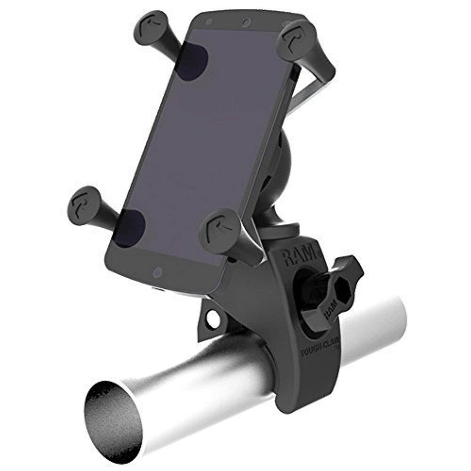 ram mount universal x-grip cell holder w/ tough claw