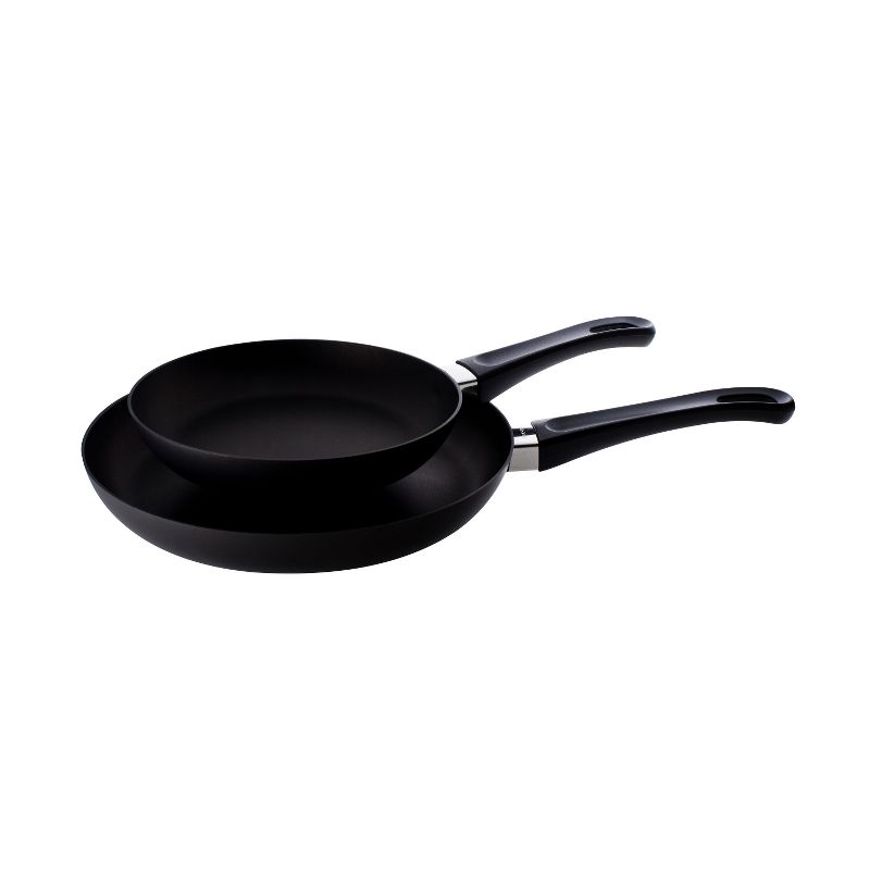 ScanPan Classic Black Recycled Aluminum 2-Piece Fry Pan Set 