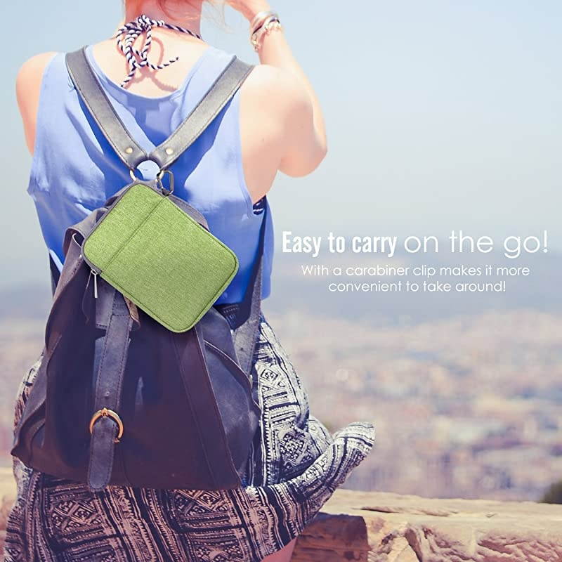 6 Inch Kindle Sleeve Case Fits for AllNew Kindle 10th Generation 2019Kindle Paperwhite 2018 Nylon Cover Pouch Bag for Kindle VoyageKindle 8th Gen 2016Kindle Oasis 6 EReader Green