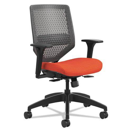 HON - HONSVMR1ACLCO46 - Solve Series ReActiv Back Task Chair, Bittersweet/Charcoal