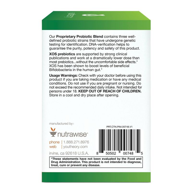 Youtheory Probiotic Instant-Mix Powder Packets - 15ct