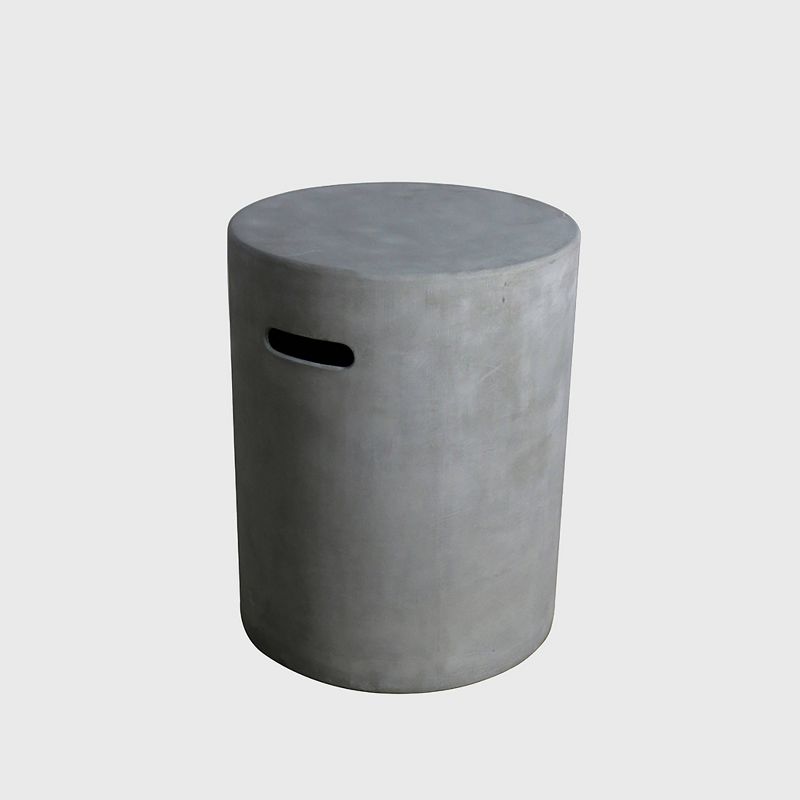 Round Fiberglass Tank Cover - Gray - Modeno