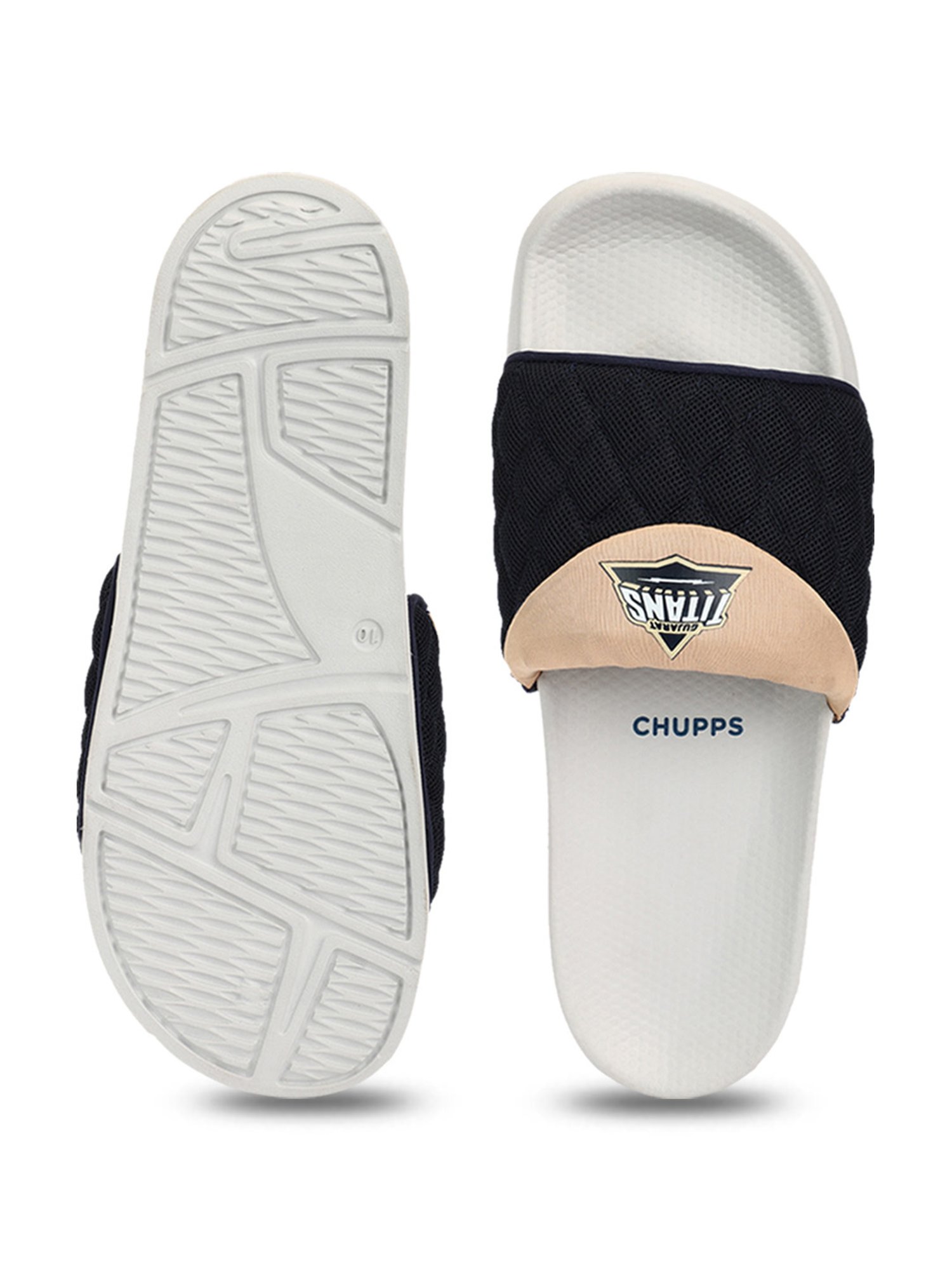 Chupps Men's Gujarat Titans Navy Slides