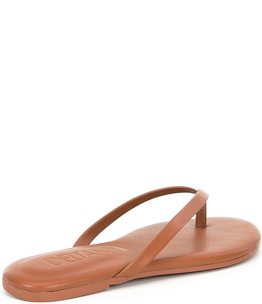 Deltan Hula Leather Thong Sandals