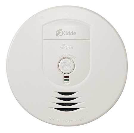 Kidde Fire 0919-9999 Smoke Alarm, Wireless, Ionization Sensor, Battery Powered