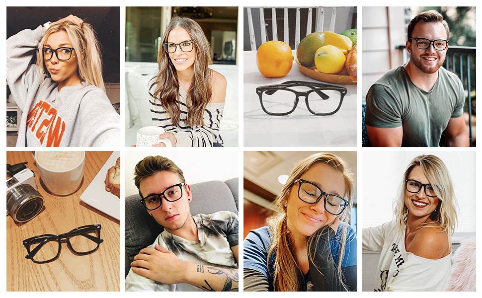 Cyxus Blue Light Blocking Computer Glasses with UV420 Protection Anti Eyestrain Headaches for Men & Women