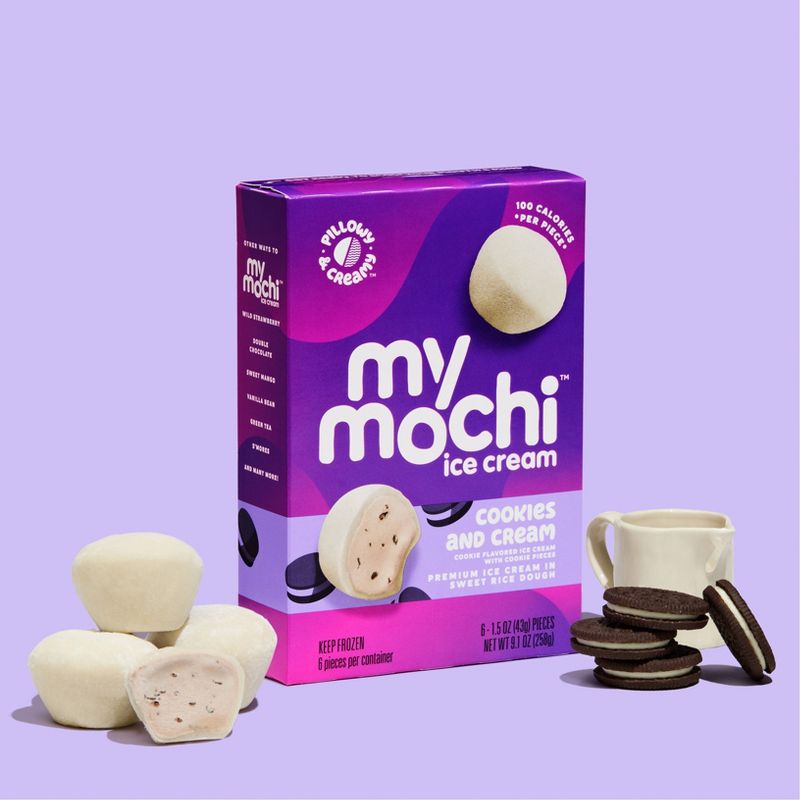 My/Mochi Cookies & Cream Ice Cream - 6pk