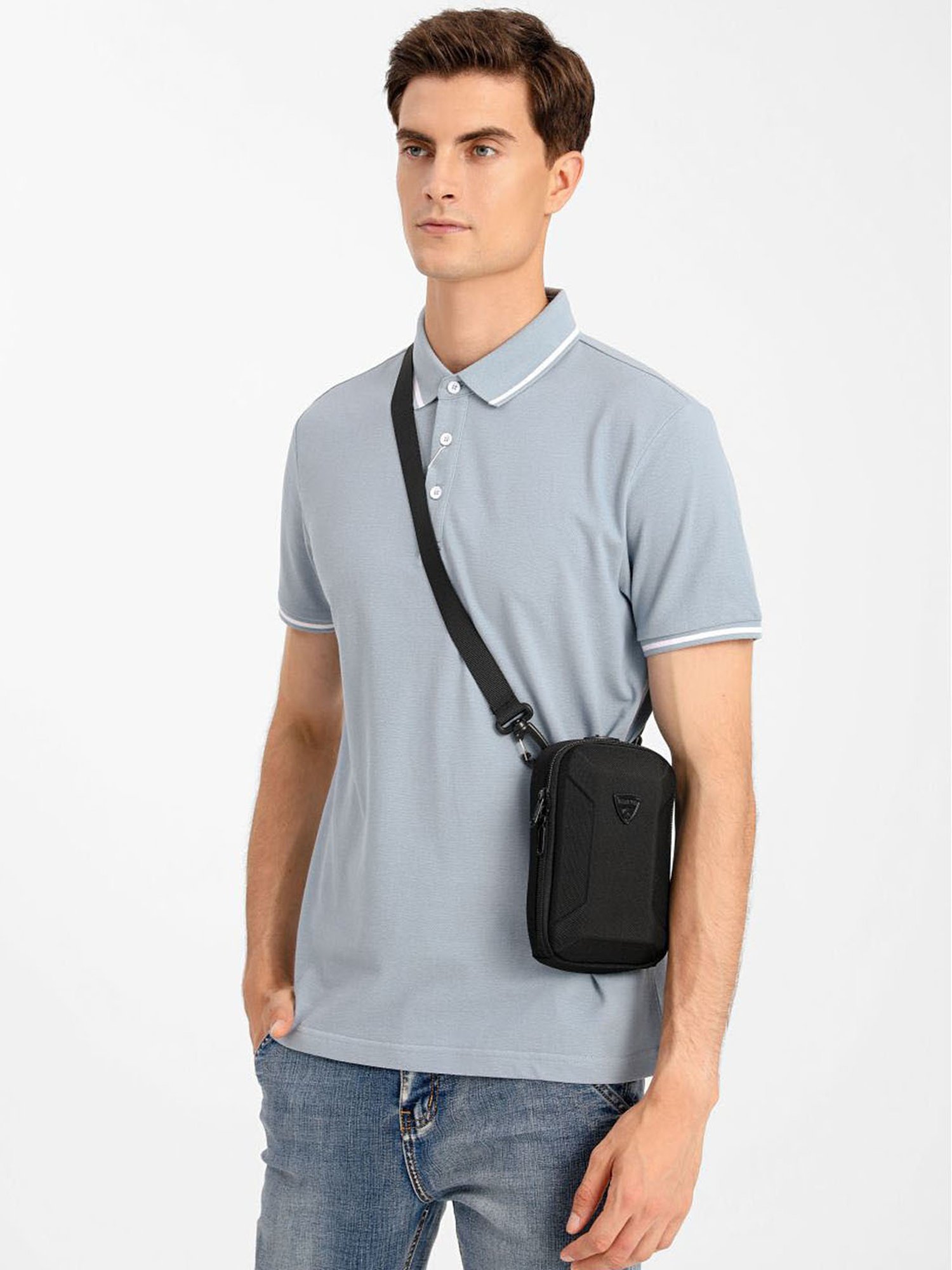 Ozuko The Urban-Cross Black Soft One Size Crossbody