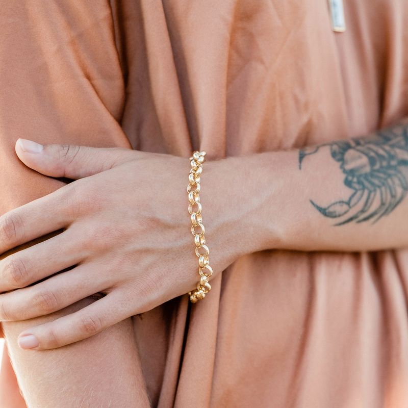 Sanctuary Project Round Chain Link Bracelet Gold