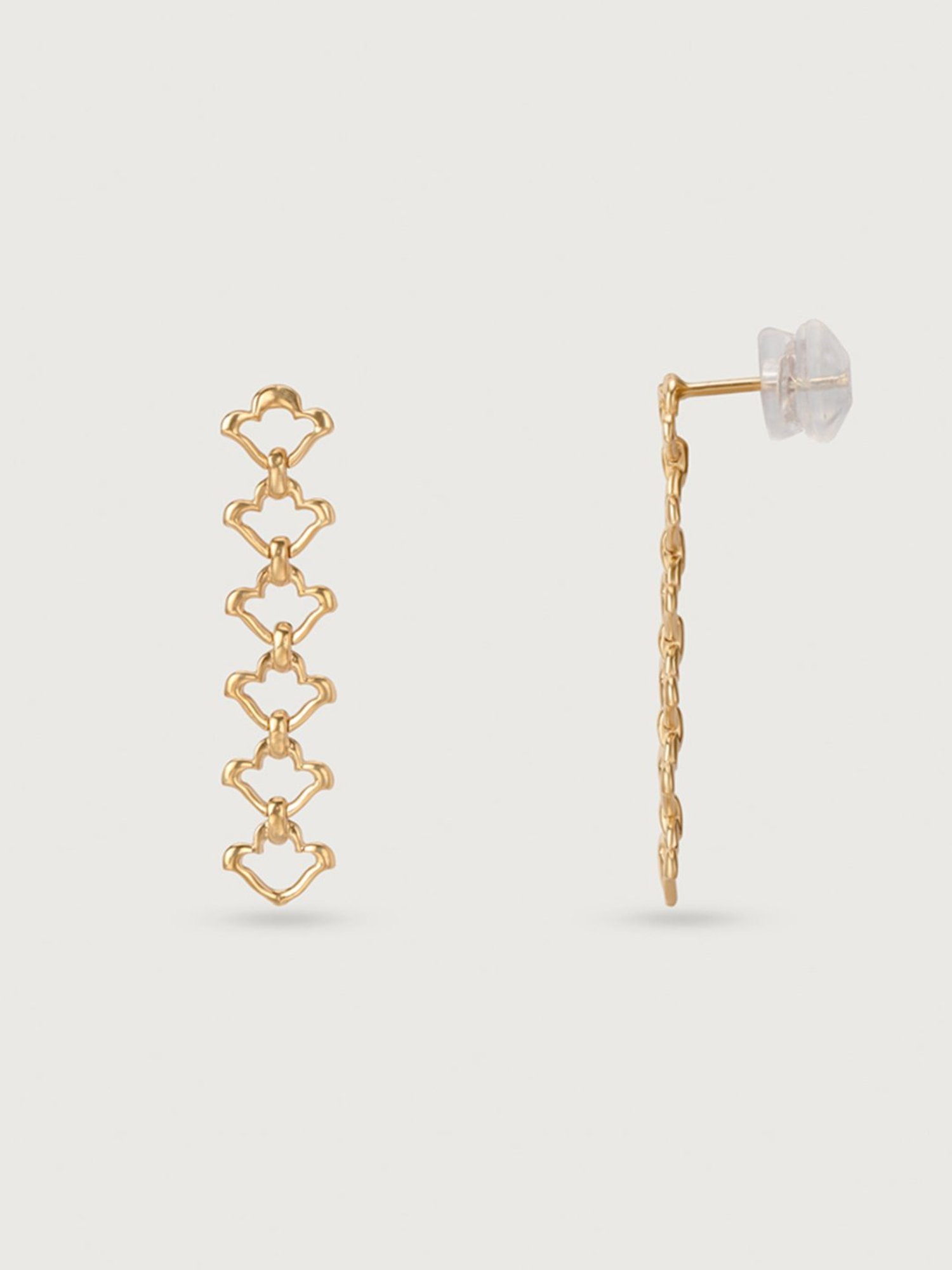 P.C. Chandra Jewellers 14 kt Gold Earrings