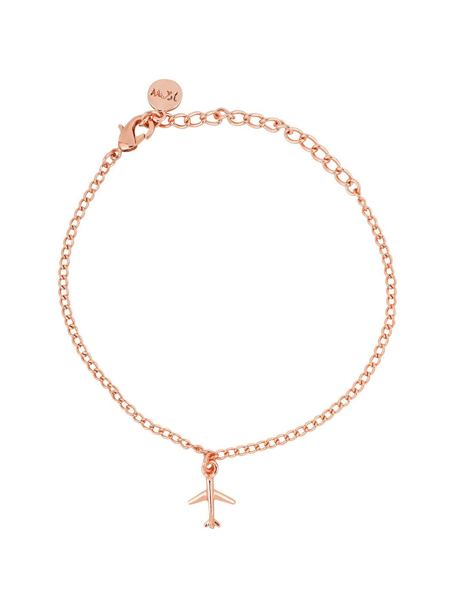 Joker & Witch The Party Edit Fly High Rose Gold Charms Bracelet