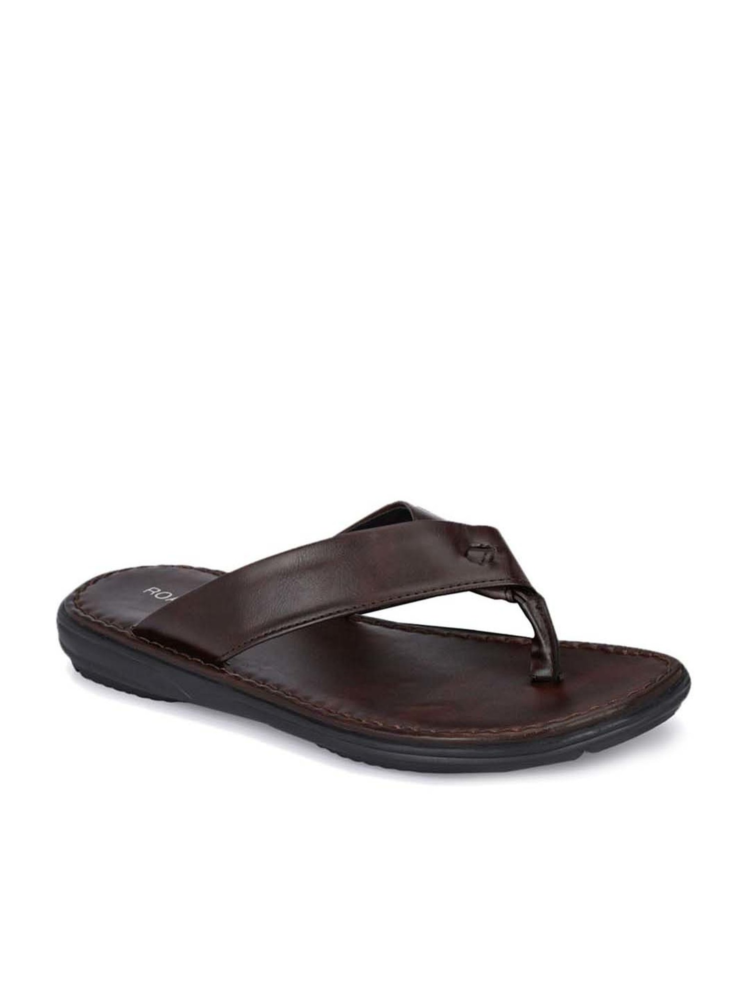 Giorgio Men's Brown Thong Sandals
