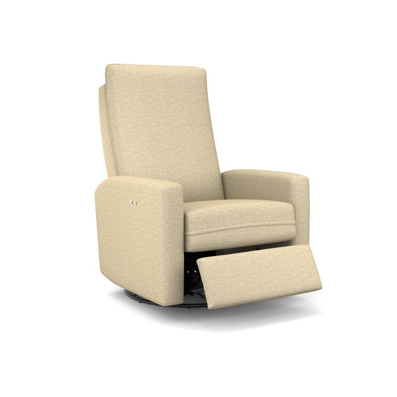 Best Chairs Inc. Calli Power Swivel Glider Recliner - Tan