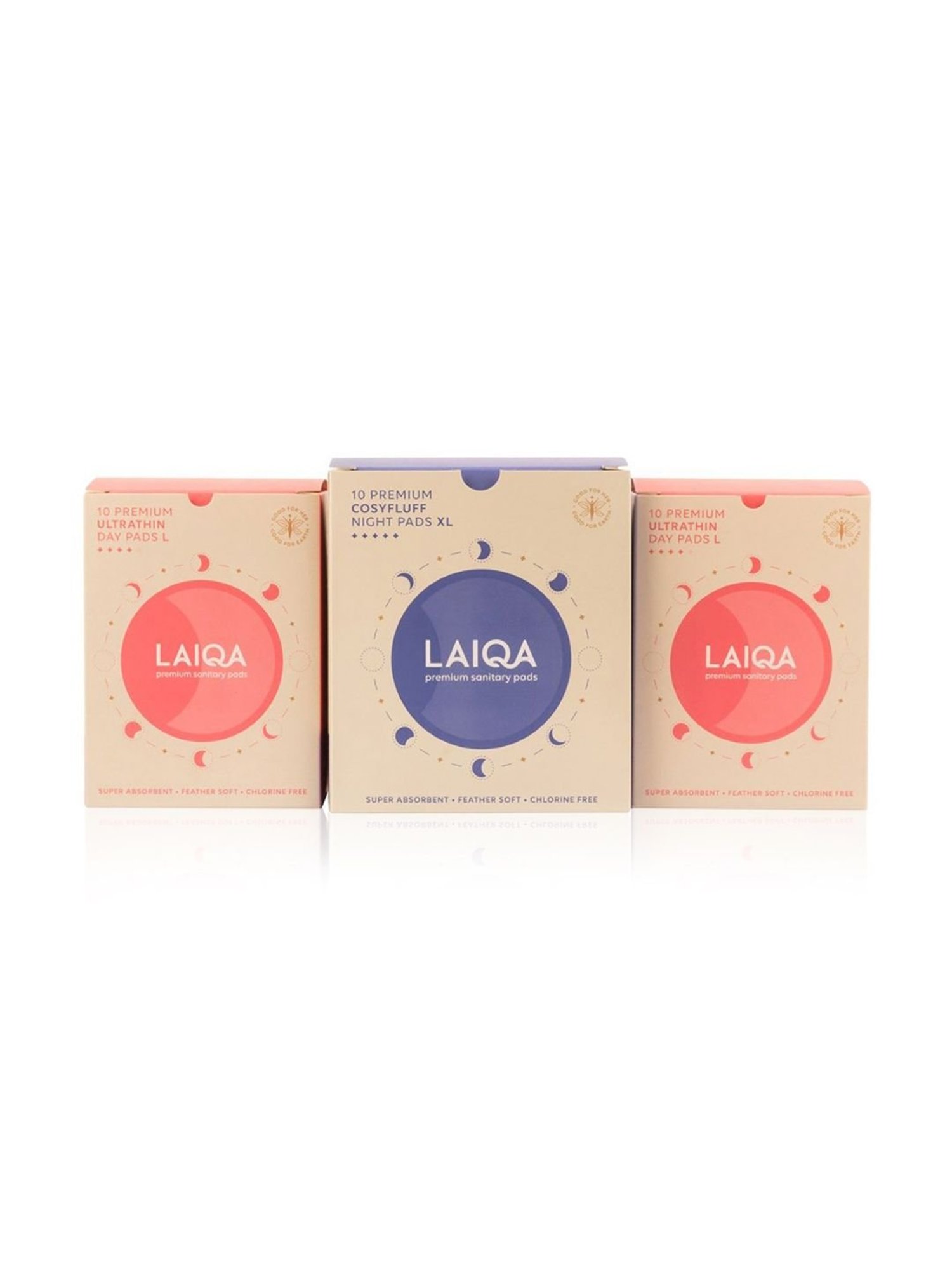 LAIQA Active Period Pack (Pack of 3) - 30 Pads