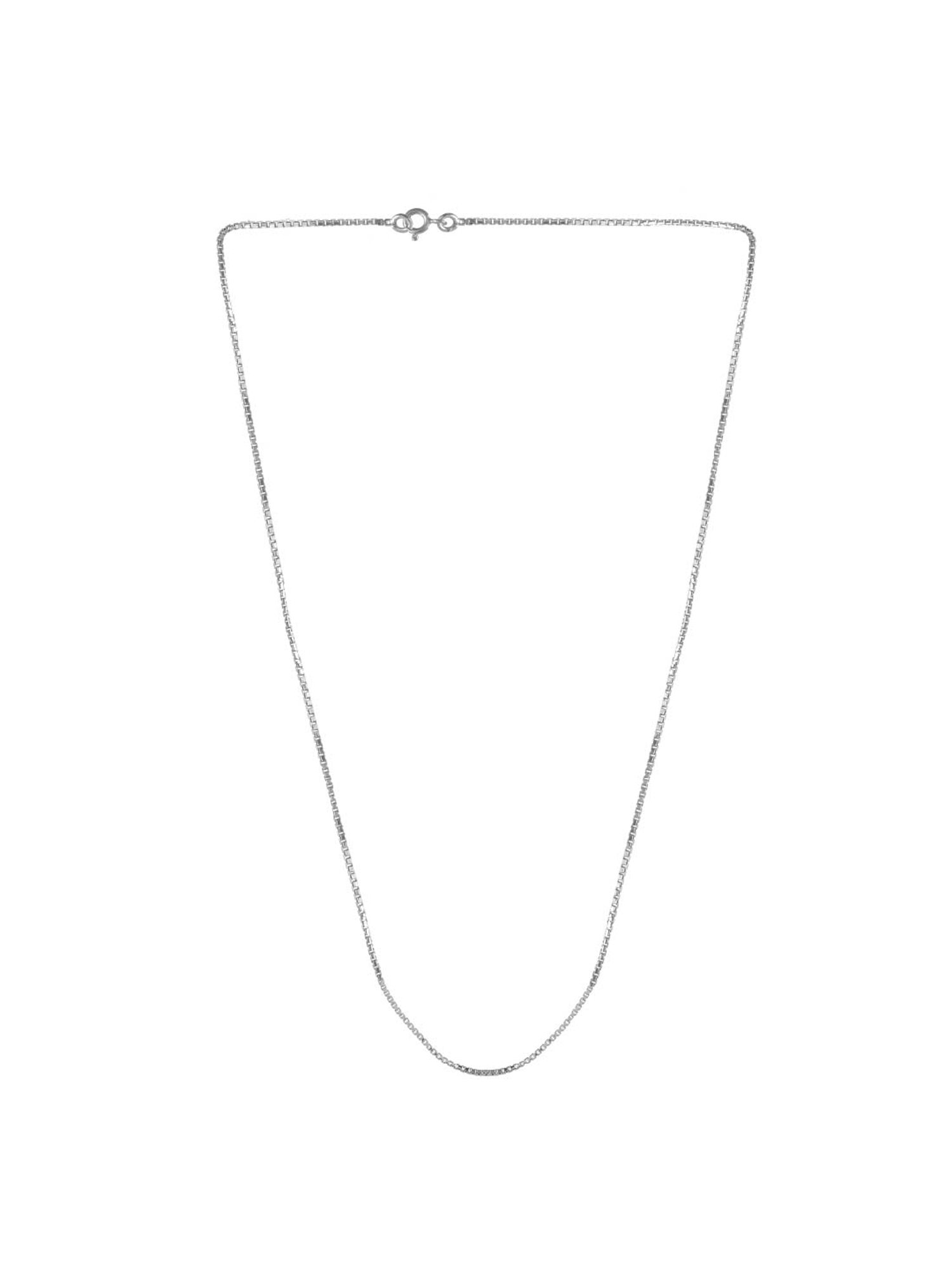 Zavya Sleek and Modern Golden Plated 92.5 Sterling Silver Box Chain
