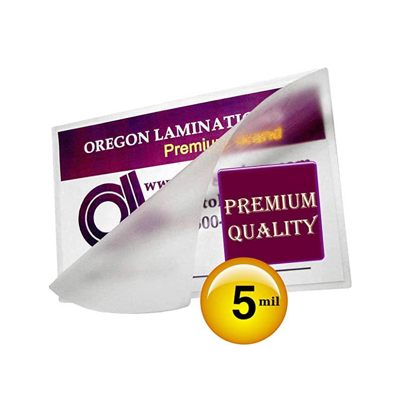 500 File Card Laminating Pouches 35 x 55 Hot 5 Mil Laminator Sleeves