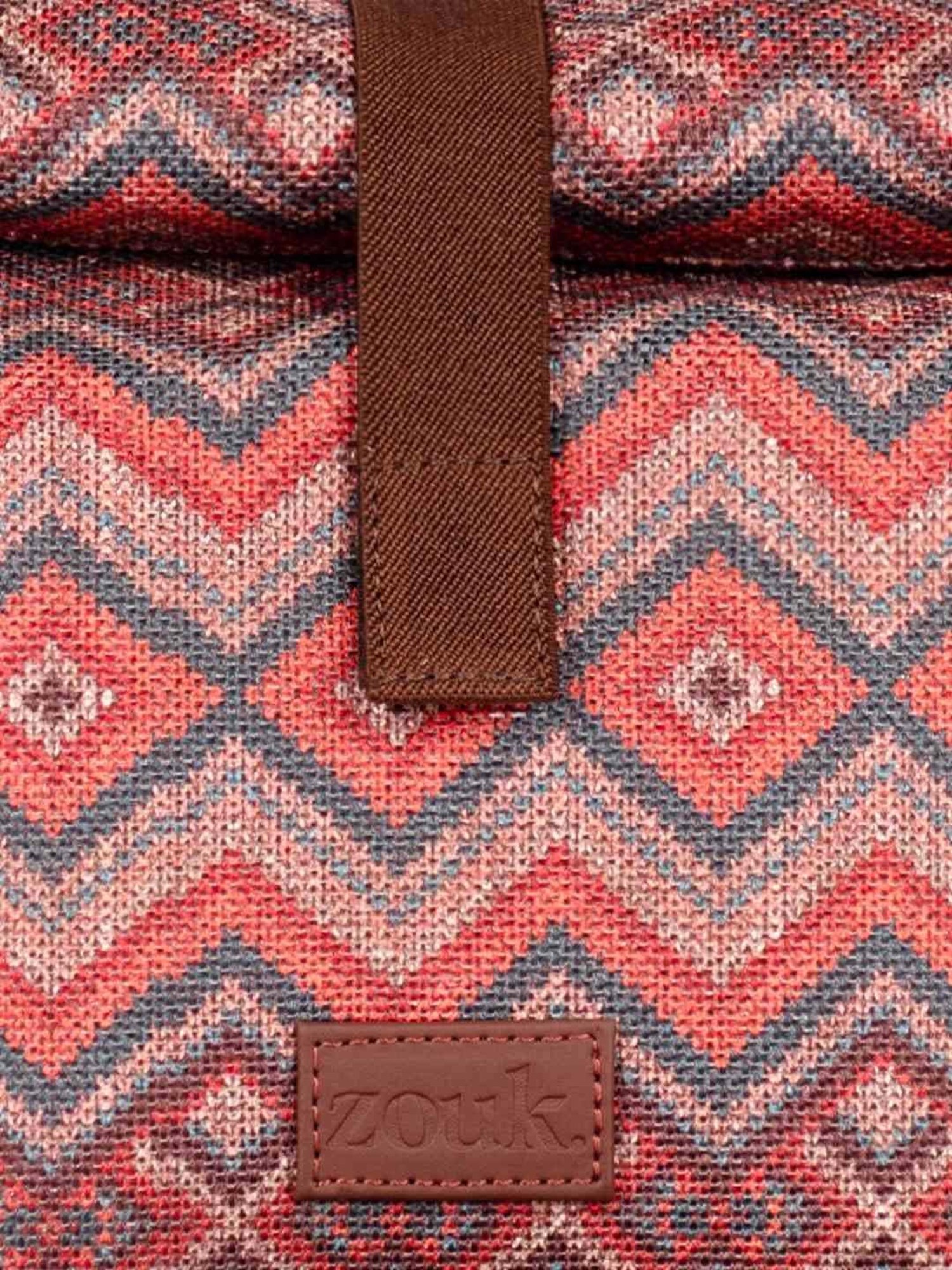 ZOUK Multicolor Woven Handbag