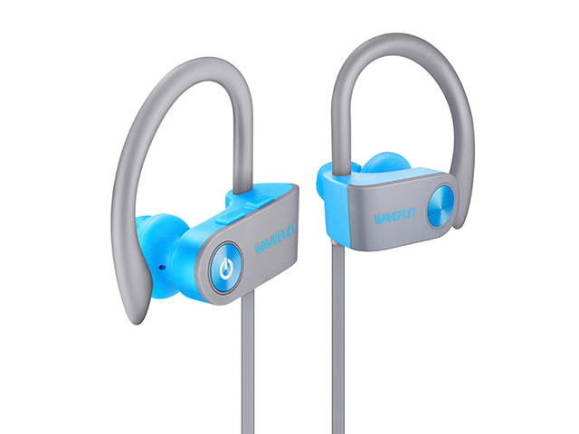 AutofeelSunriseoffice Bluetooth Earphone Headset Wireless Headphone With Mic 3D Bass Stereo Sport Earbuds IPX7 Waterproof For Phone iPhone Samsung Xiaomi