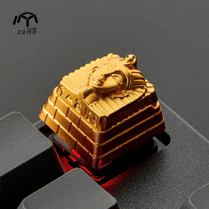 1pc ZOMO Pharaoh Eye of God Key Cap Original Personality Metal Translucent Mechanical keyboard Keycap
