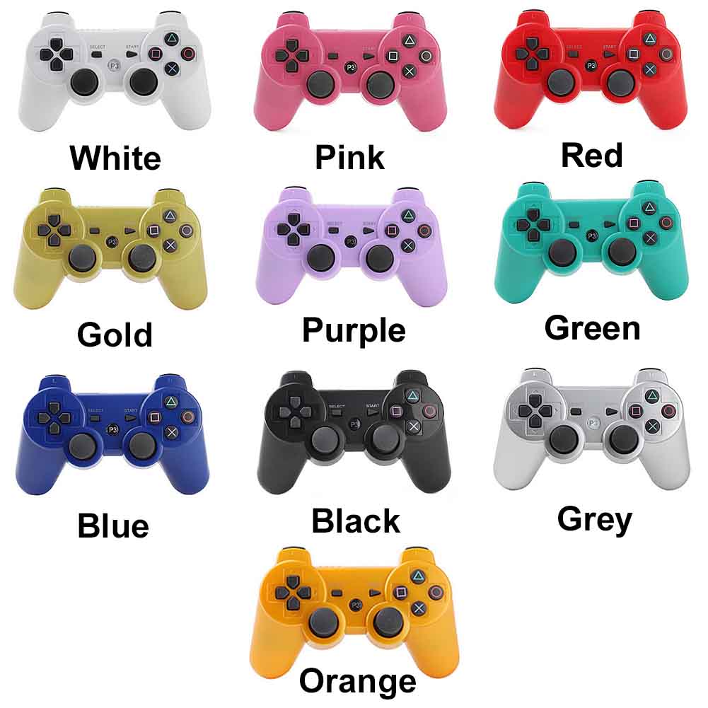 Bluetooth Gamepad Buttons Gift USB Rechargeable Game Controller For PlaySation 3 (without box)