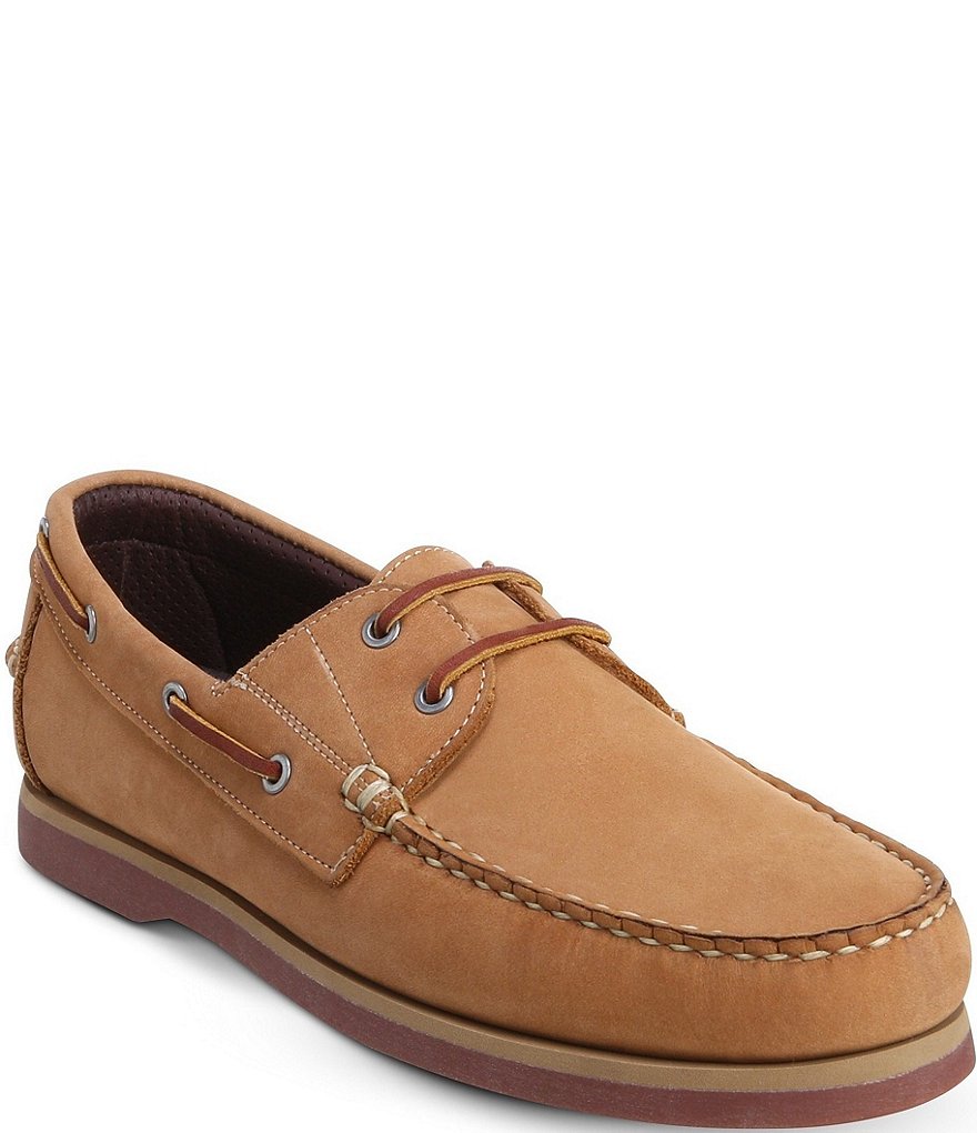 Allen-Edmonds Men's Force 10 Water Resistant Leather Slip-On Boat Shoes