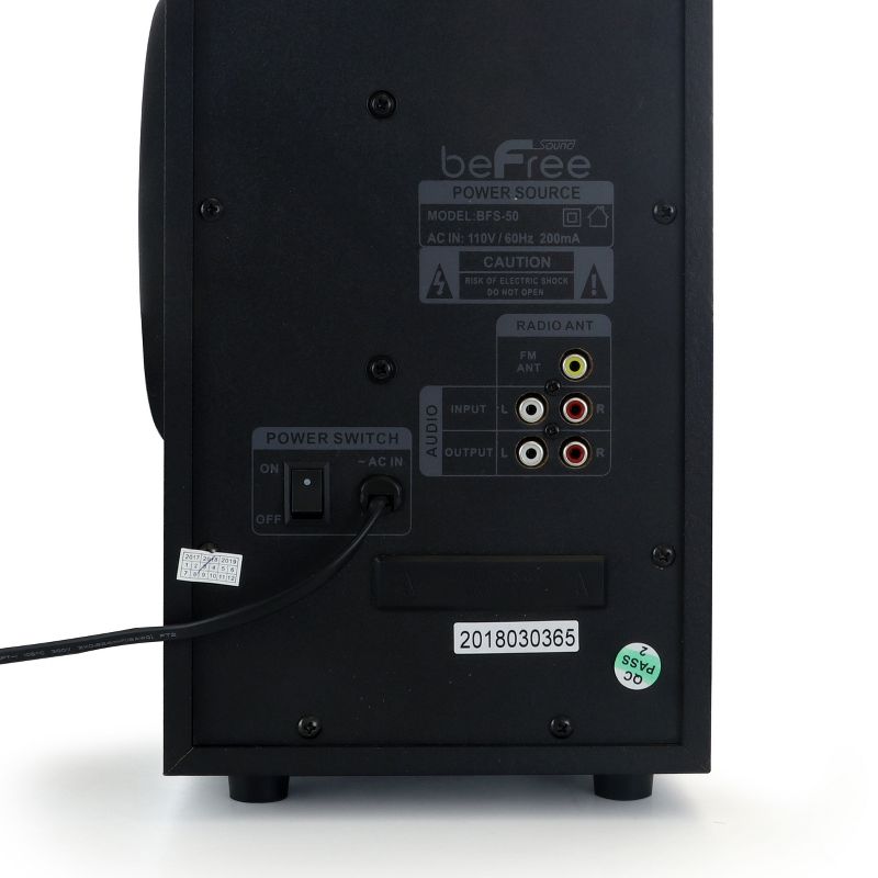 beFree Sound 2.1 Channel Bluetooth Surround Sound Speaker System