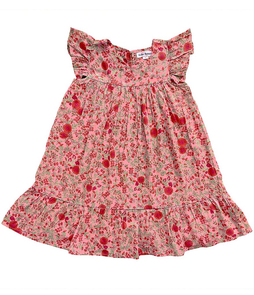 Roller Rabbit Baby Girls 12-24 Months Cindia Vibrant A-Line Matching Dress