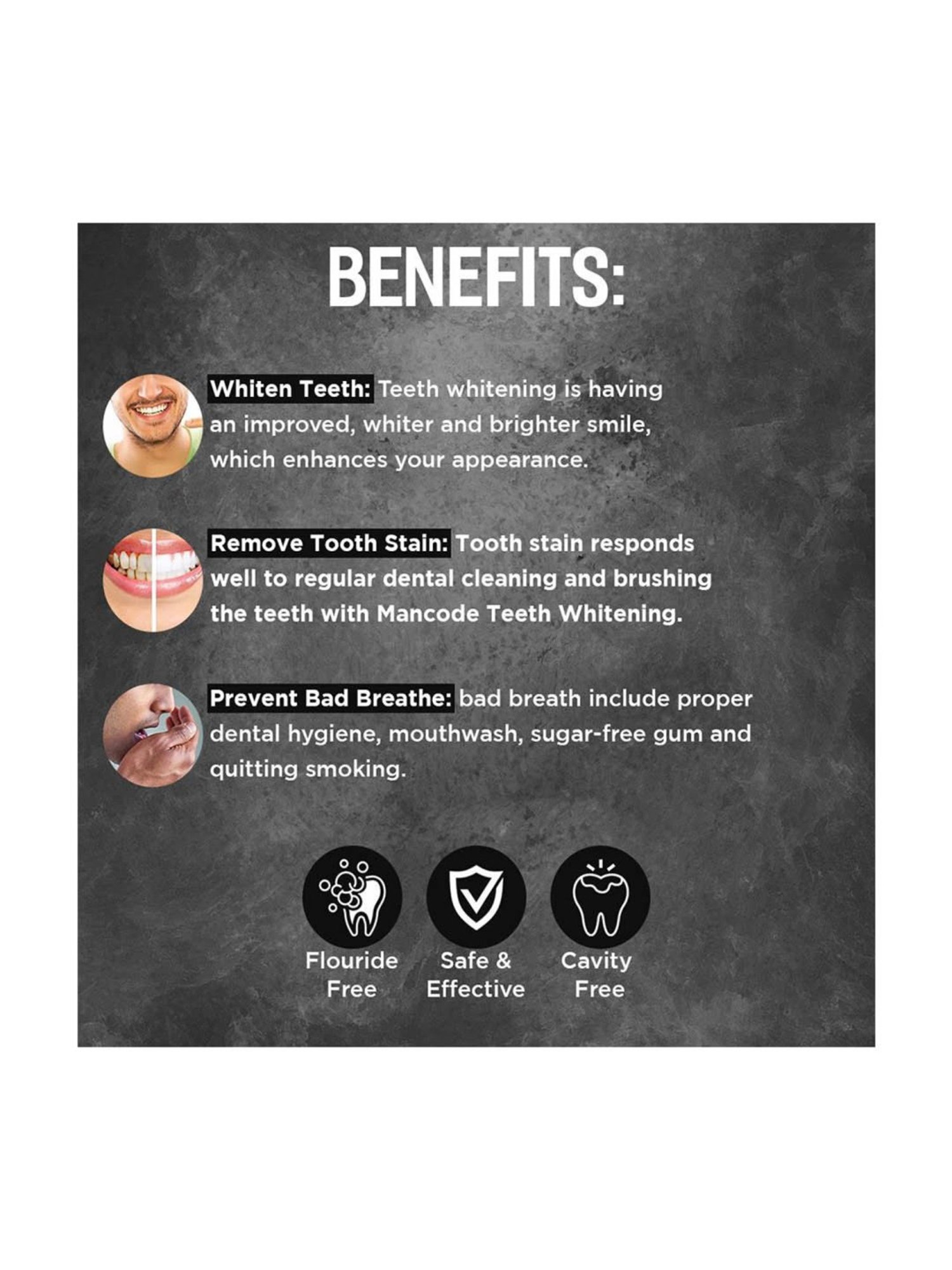 UrbanMooch Activated Charcoal Teeth Whitening Powder - 20 gm