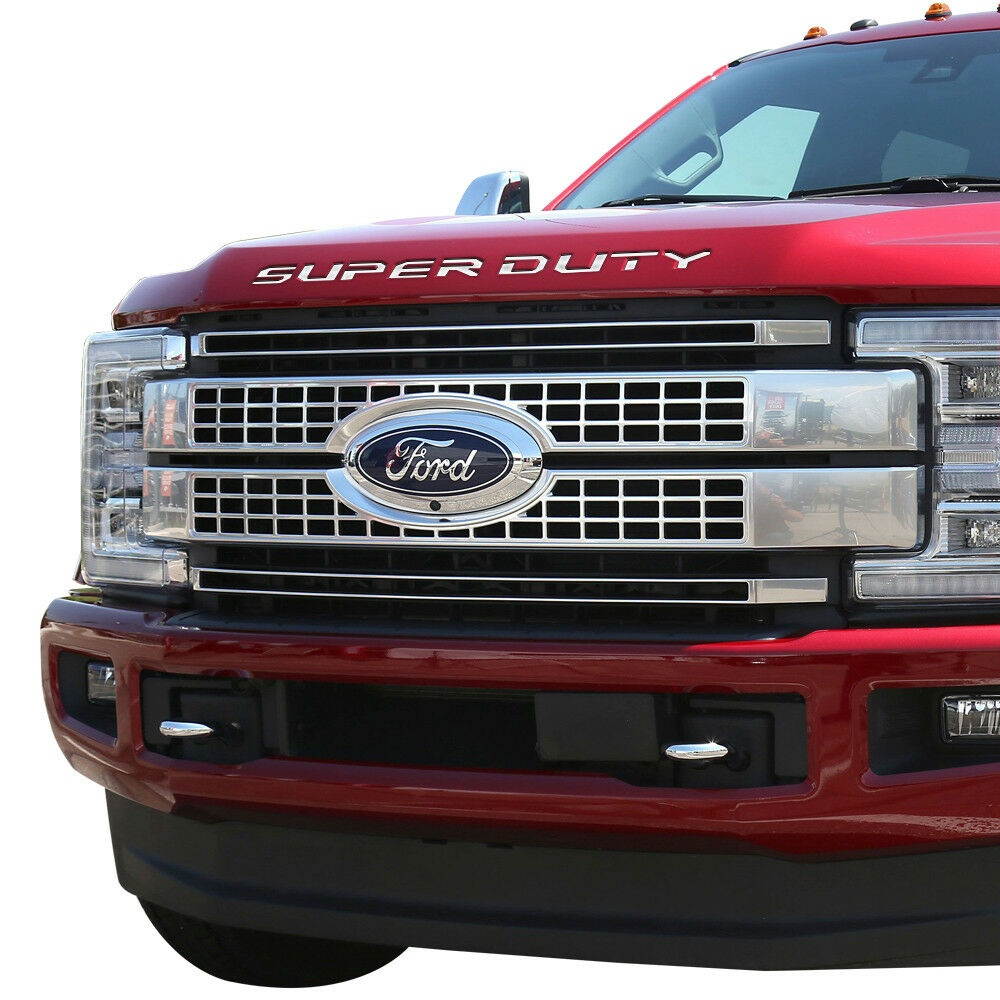 2018 NEW Ford F-250 350 450 SUPER DUTY Hood Premium ABS Chrome Letters Set
