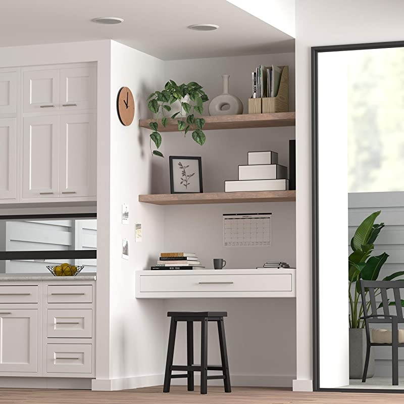 Basics 65 Round InCeiling InWall Mounted Speakers Set of 2