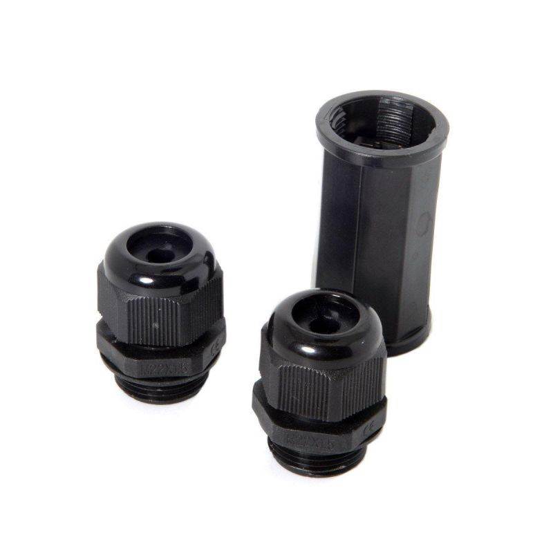 Locking IP68 Waterproof CAT6 RJ45 Female to Female LAN Ethernet Network Extension Adapter Coupler