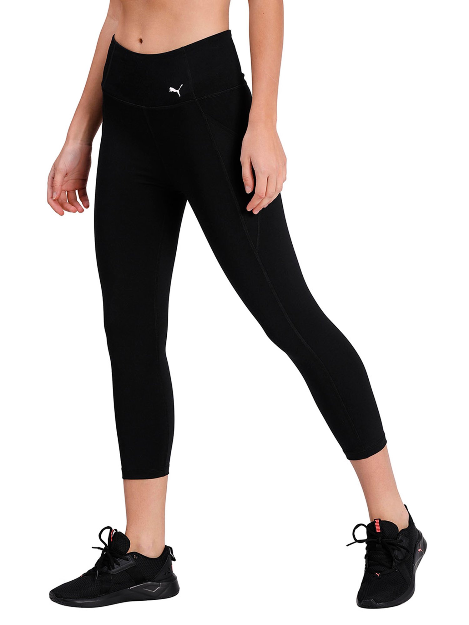Puma Black Tight Fit Capris