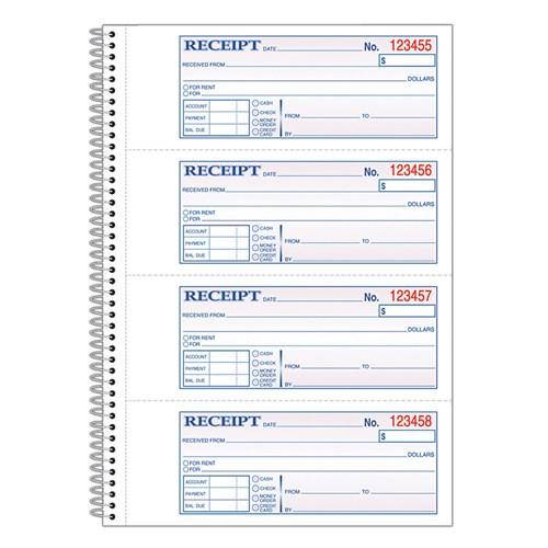 Adams Wire Bound Money/Rent Receipt Books