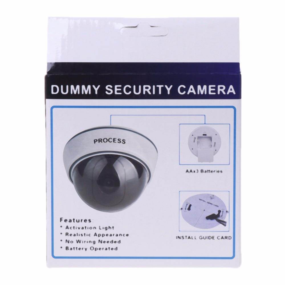 Fake Dummy Simulation Camera Safely Security Surveillance CCTV Red LED Light New