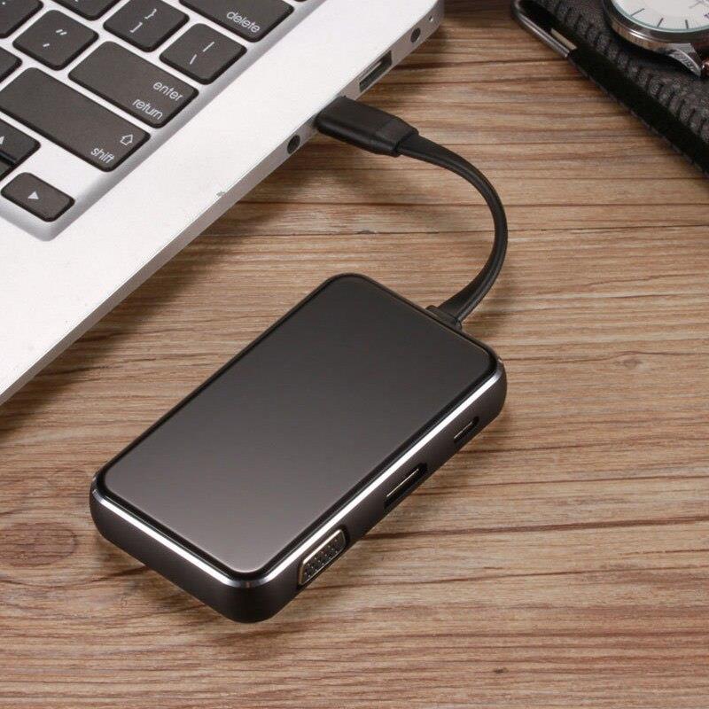 MiniDP Video Dock with USB 30 LAN Hub Black Mini DisplayPort to HDMI or DisplayPort 2port USB hub with 1 Gigabit Ethernet port for Macbooks Surface Pros and DellAsusLenovoHP Laptops JUH30412S1