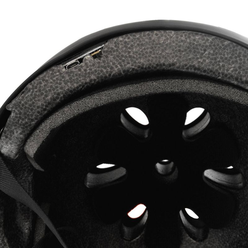 Krash Bluetooth Speaker Youth Bike Helmet - Black