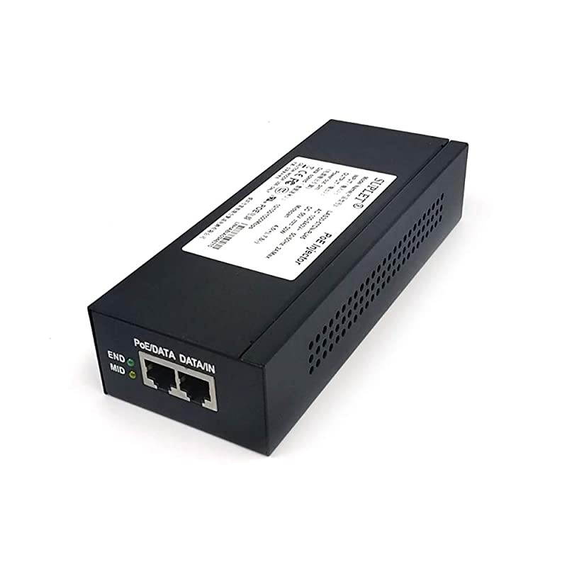 30W Gigabit Single Port Power Over Ethernet PoE Injector 8023at PoE Injector 101001000Mbps Connect to IP Cameras VoIP Phones WiFi Access Point
