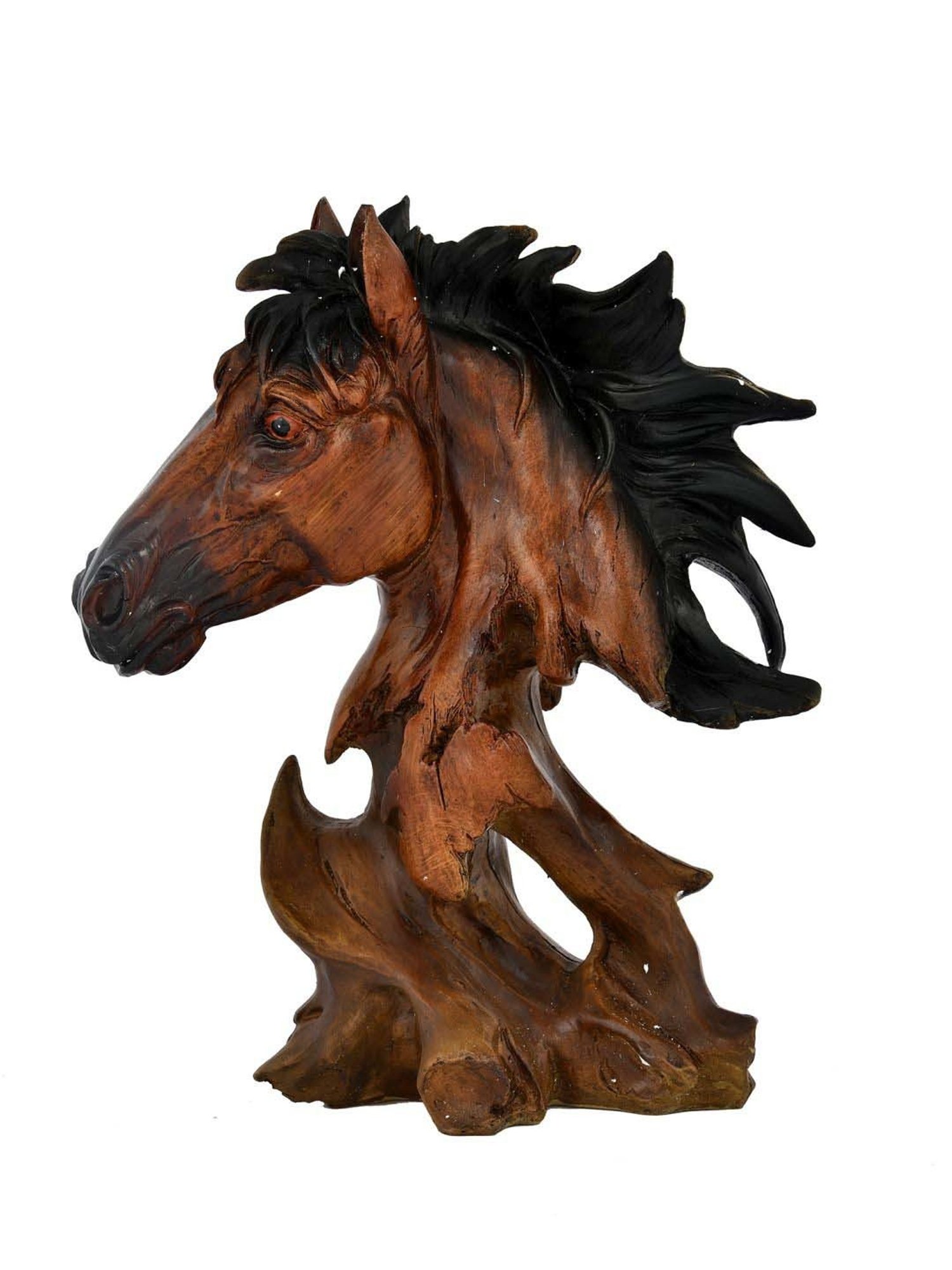 Tayhaa Brown Resin Horse Melody Showpiece