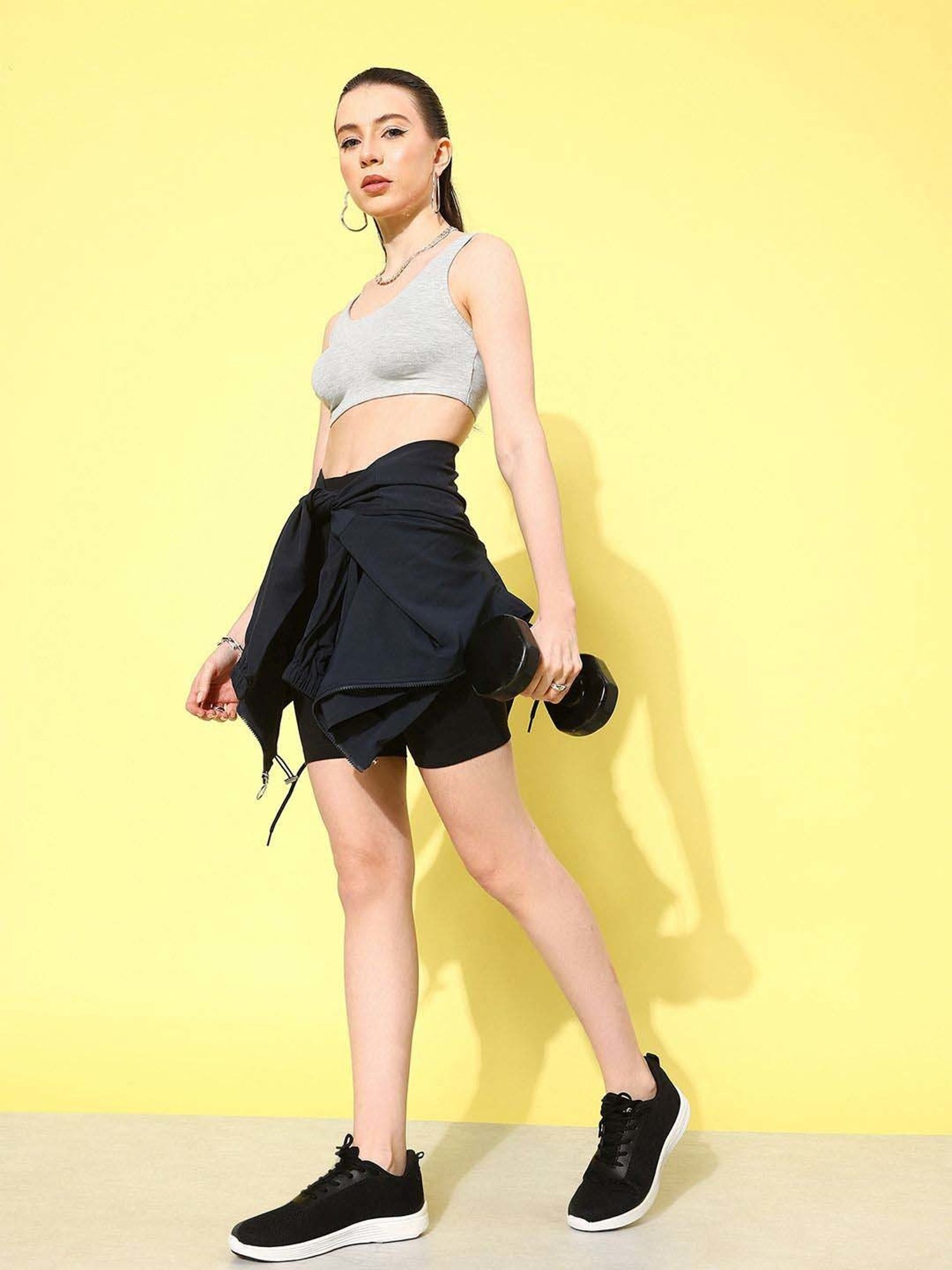 Leading Lady Grey Sports Bra