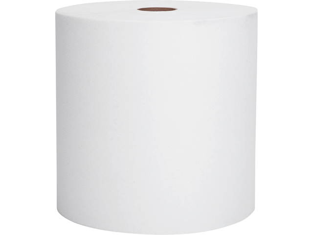 Scott Essential High Capacity Hard Roll Paper Towels (01005), White, 1000' / Roll, 6 Paper Towel Rolls / Convenience Case