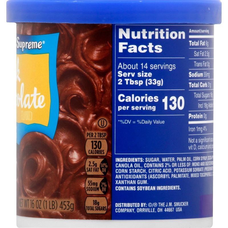 Pillsbury Creamy Supreme Milk Chocolate Frosting - 16oz