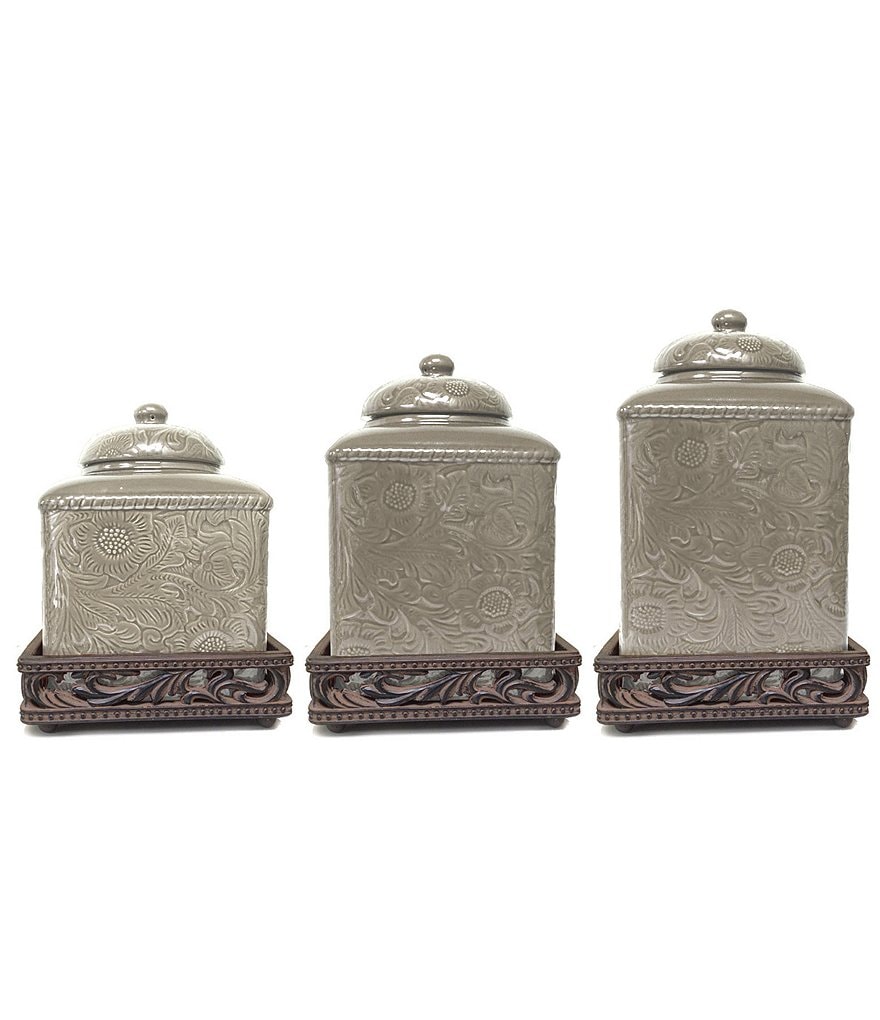 HiEnd Accents Savannah Canister Set