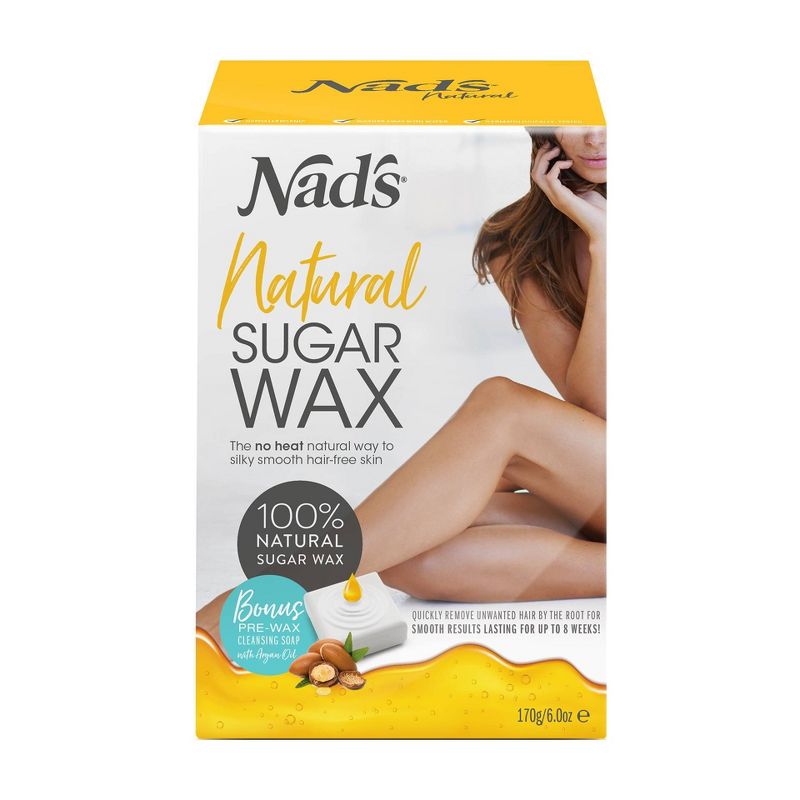 Nads Natural Sugar Wax Kit - 6oz