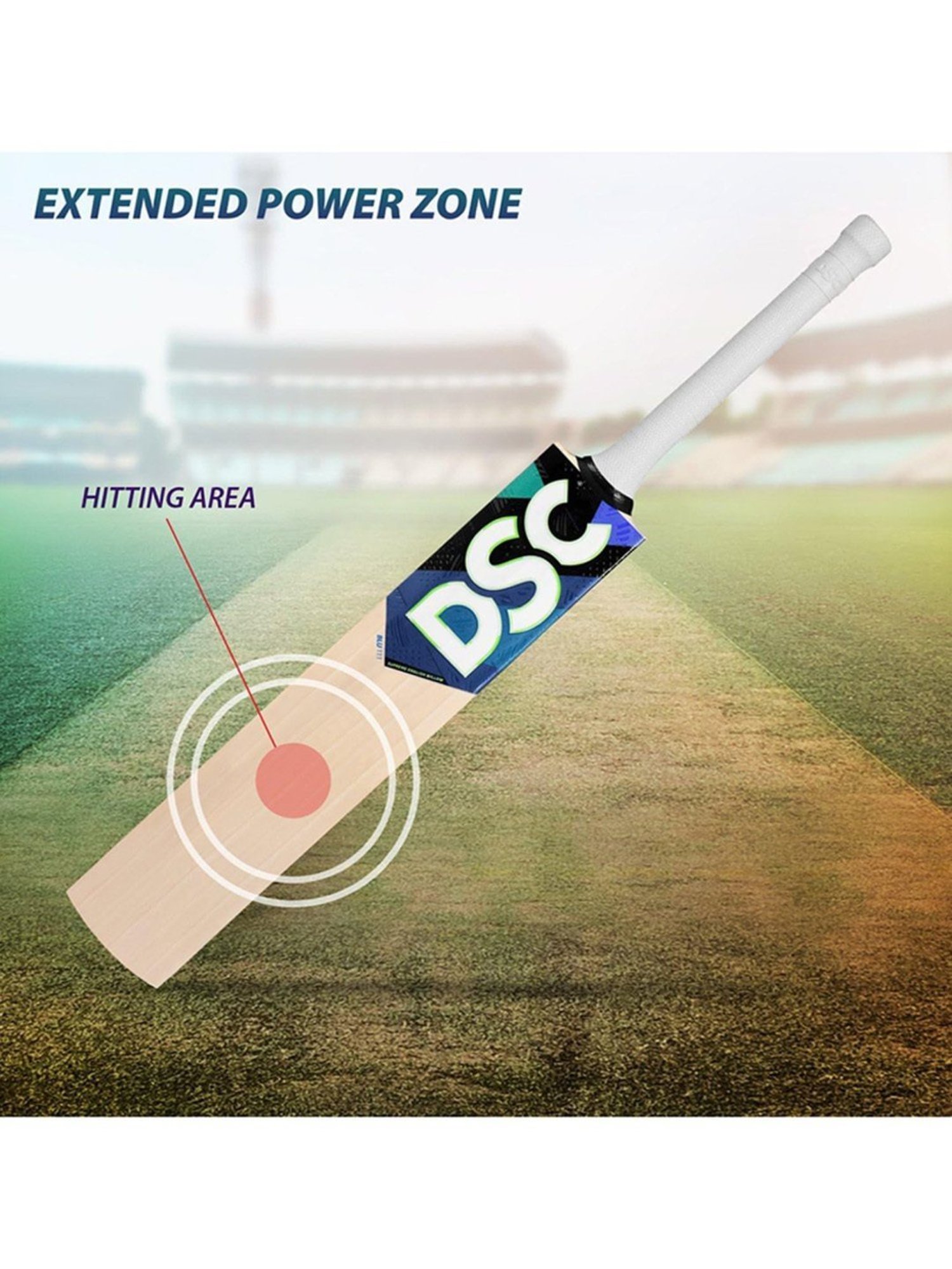 DSC BLU 111 English Willow Cricket Bat Size - Mens