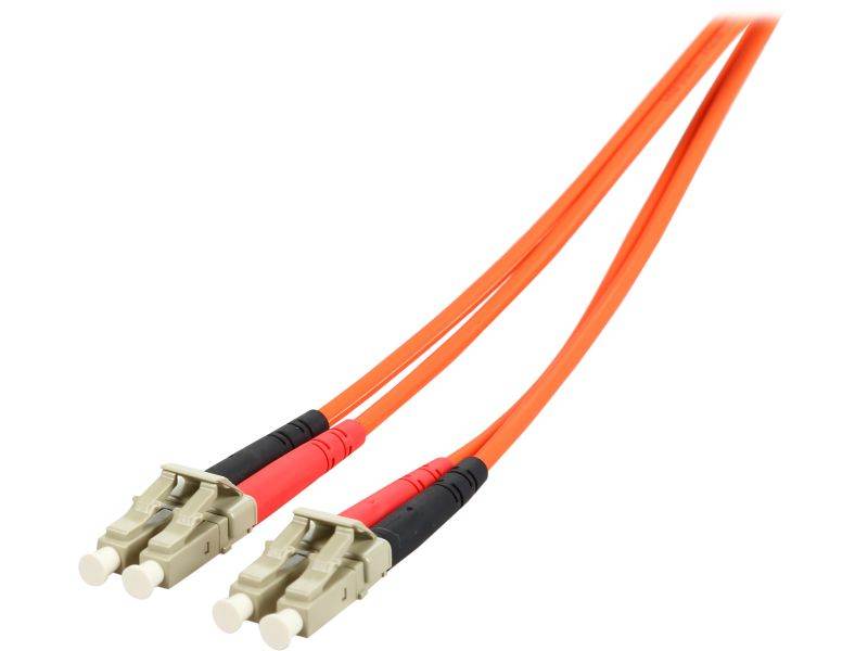 Fiber Optic Cable LC-LC 9/125 Duplex Single-Mode Fiber Cable Yellow 5 meters