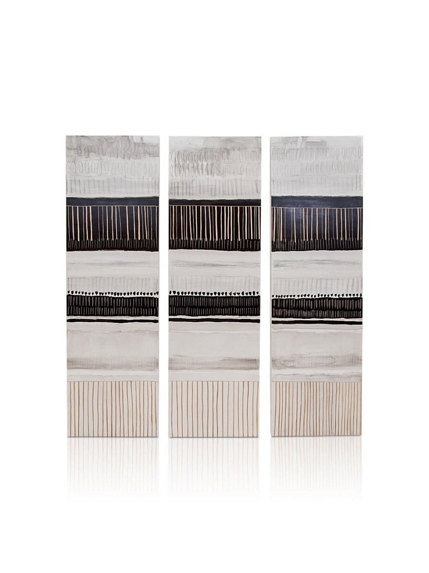 Home4U Hand Printed Mulitcolor Wood Wall Art