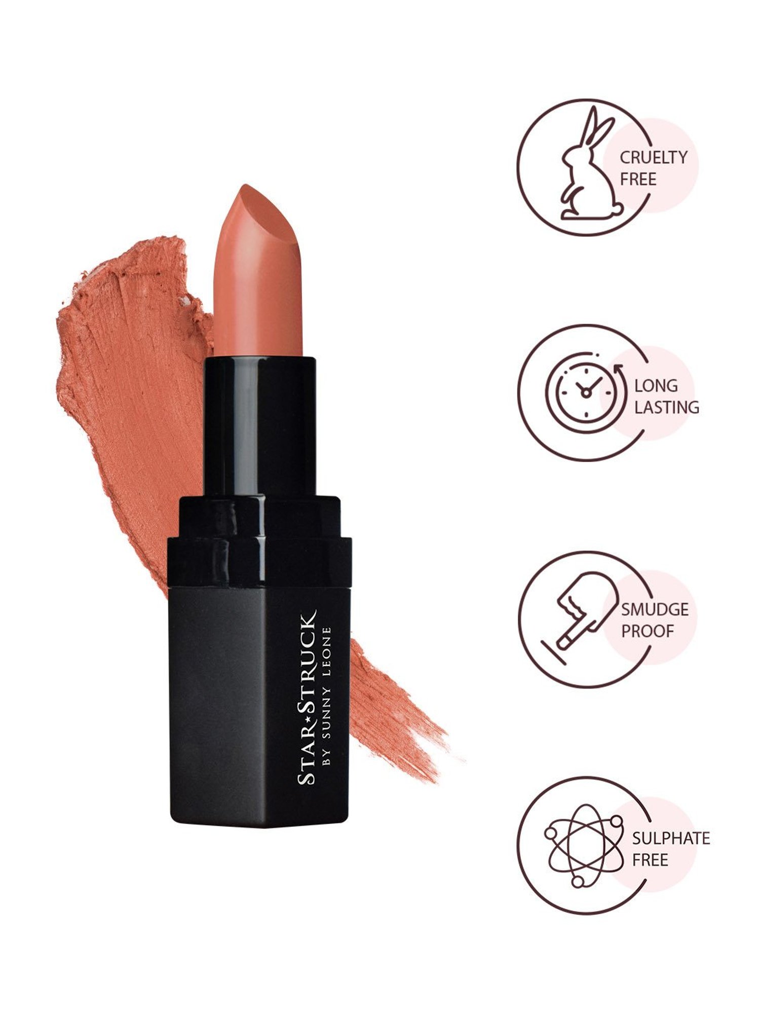 StarStruck By Sunny Leone Intense Matte Lip color Caramello - 4.2 gm