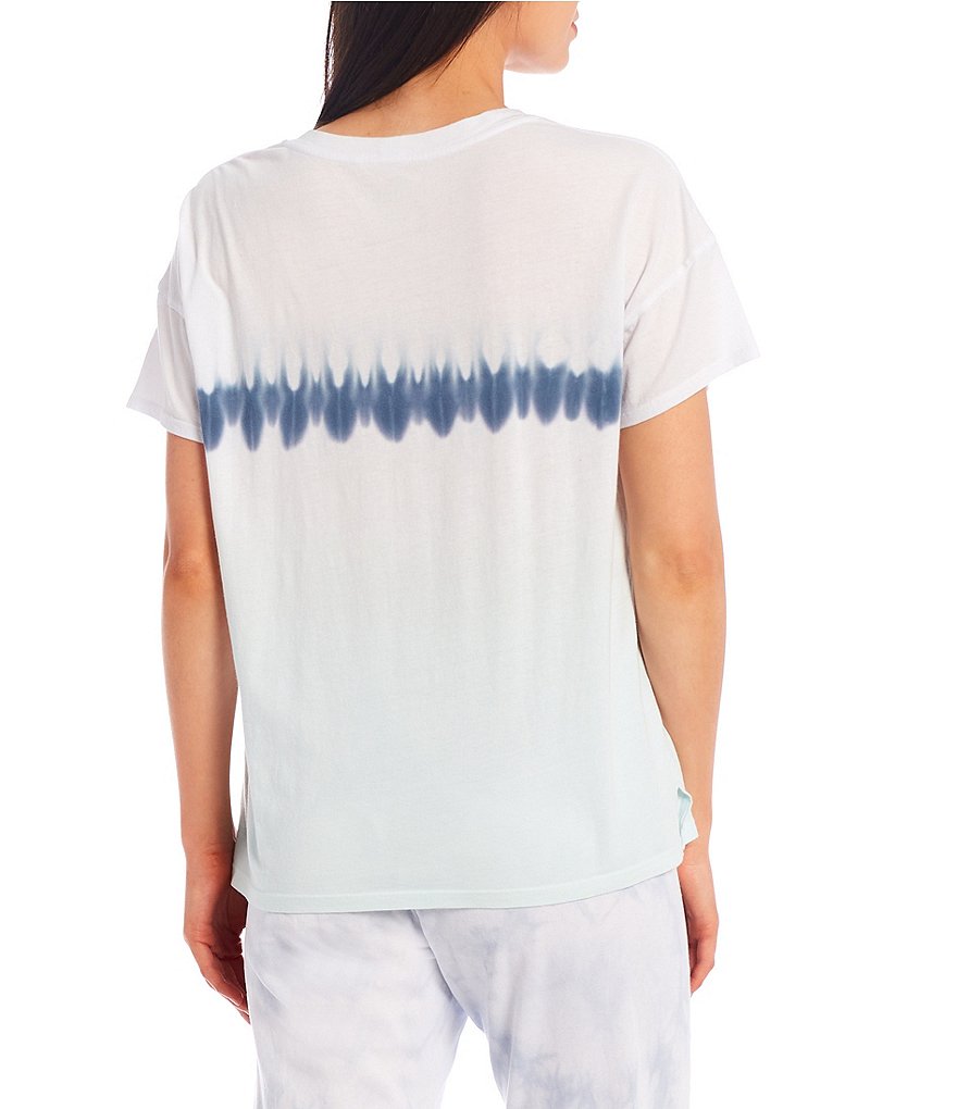 Marc New York Boxy Short Sleeve Crew Neck Tie Dye Tee