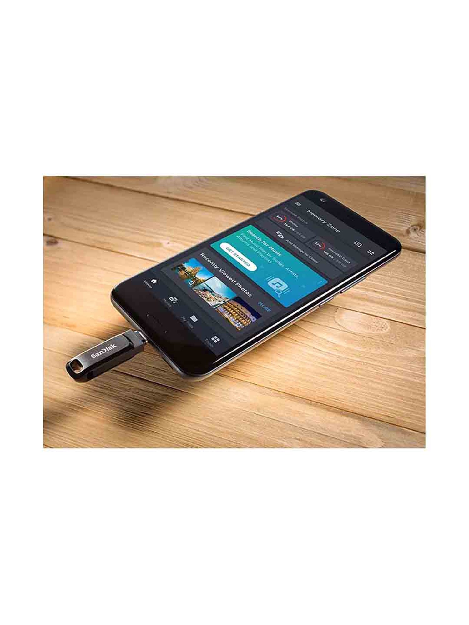 SanDisk Ultra Dual Drive Go SDDDC3-064G-I35 64GB USB 3.1 Type C Pen Drive Pack of 10 (Black)