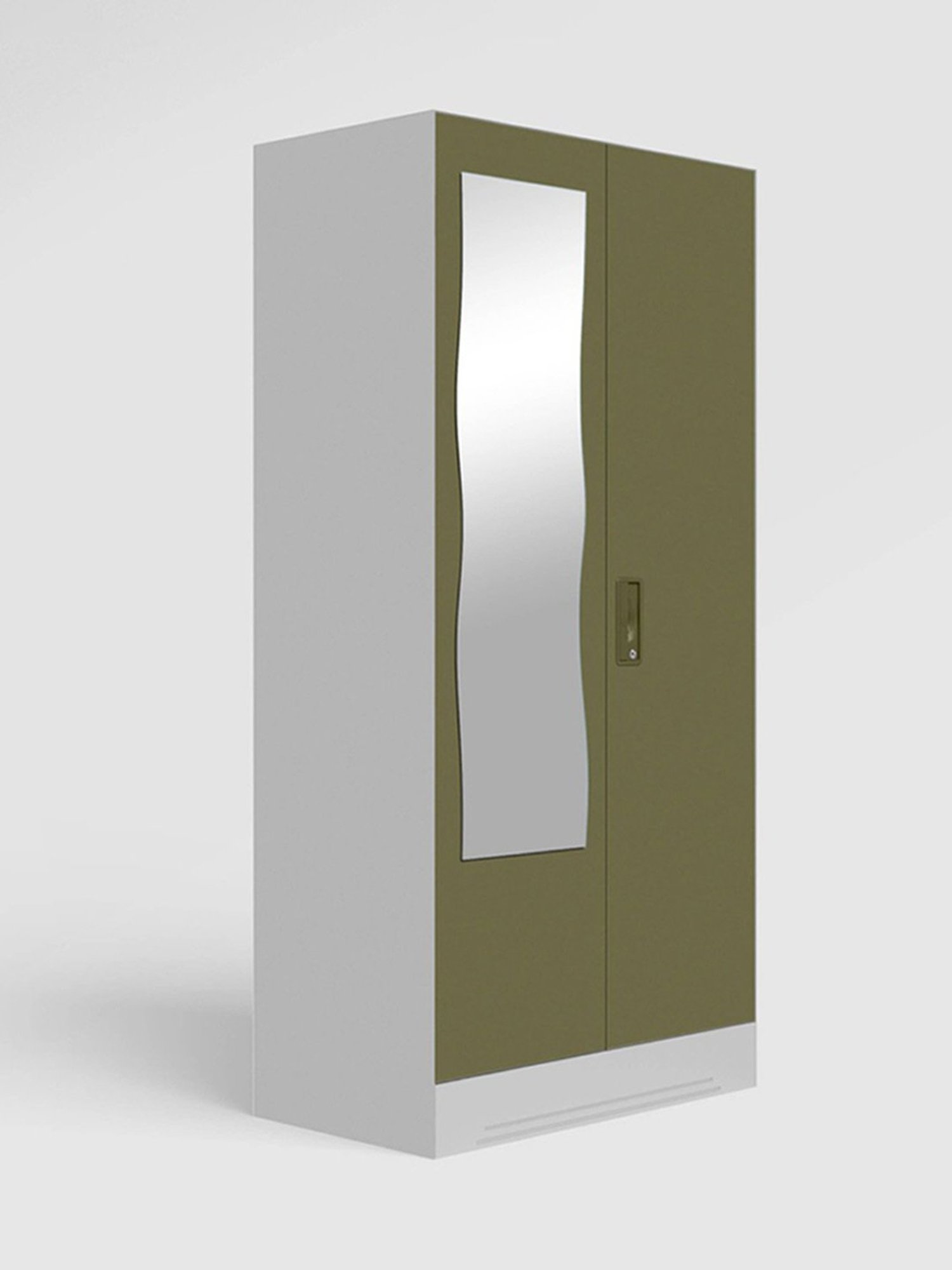 Godrej Interio Ewa Brown Engineered Wood 4 Door Wardrobe